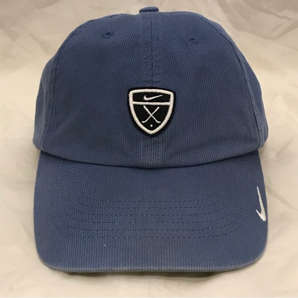 Nike Golf Brand Adjustable Light Blue Cotton Golf Cap